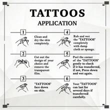 Conjunto de 15 tatuajes temporales personalizados para el 4 de julio, Día de la Independencia, tatuajes falsos USA con diseños personalizados