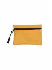 New Women's Solid Color Mini Zipper Purse Keybag Wallet Purse Wallet Mini Wallet Coin Wallet Travel Wallet Wristlet - Multicolor - View 18