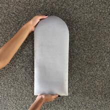 Kit Of 15 Cloud Headboards Upholstered Box Bed Modular Board 45x20 In L - Light Grey - View 2