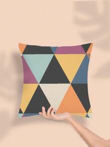 4 PIEZAS Fundas de cojín con patrón vintage, 45x45cm, diseño geométrico abstracto bohemio, con cremallera lavables, de poliéster, decoración del hogar (insertos de almohada no incluidos)