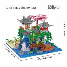 2180 件+ 成人雄伟桃子池积木套装，增强耐心的 ABS 树脂模型套件 - Colour Box - 查看 11