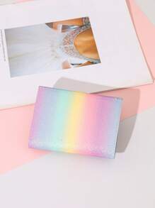 1pc Women's Colorful Printed Short Wallet Coin Purse Card Case Suitable For Daily Use And Gatherings Ideal Mother's Day Gift For Women Wallet Mini Wallet Purse Wallet Small Wallet Cute Wallet Bow Bag