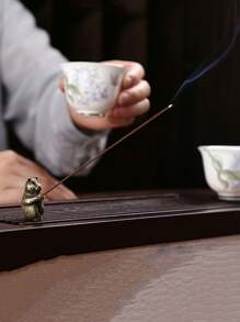 1pc 12 Chinese Zodiac Incense Holder, Vintage Alloy Incense Burner For Ox, Horse, Pig, Chicken, Rat, Dog, Snake, Dragon, Monkey, Sheep, Tiger, Rabbit, Turtle, Snail