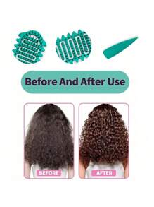 Curl Defining Brush,2025 Curly Hair Brush,Vented Hair Brush For Detangling, Shaping And Defining Curls For Women And Men Less Pulling Add A Shower Cap Of The Same Color,Hair Brush,Comb,Hair Tools,Hair Products And Accessories For Barber Salon Beauty Travel Essentials
