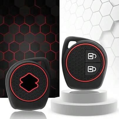 غطاء سيليكون لمفتاح سيارة سوزوكي إجنس، فيتارا، لياناس، سياز، بالينو، غطاء حافظة مفتاح السيارة، زخرفة