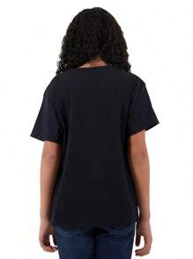 BHM History Month Girls Youth Graphic Tee Shirt Cute Motivational Attitude Saying Brown Skin Queen Crown Graffiti Tween Casual Fashion Cotton Printed Short Sleeve Crewneck Tshirt Kids Clothes Brisco Brands