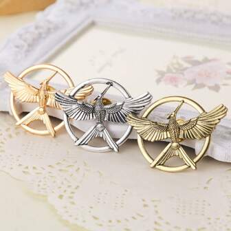 Mockingjay Prop Pin Brooch Badge 1.5" In