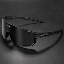 SCVCN SCVCN New Cycling Glasses, Y2K Fashion Glasses, Mountain Bike Road Bike Outdoor Sports Cycling Fishing Running Golf Beach Baseball Single Lens Eyewear, Black Frame