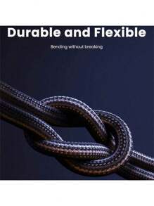 Adaptador cargador para coche de 6 puertos y Set de accesorios de carga 3 en 1 con cable trenzado compatible con iPhone - Multicolor - Ver 7