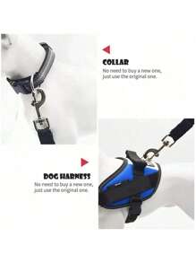 1 件可伸缩旅行宠物车牵引绳、狗安全带、宠物用品