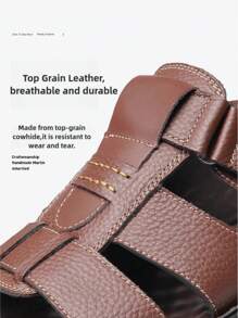 GlamourGrip Sandalias de hombre de con correas ajustables de, suela antideslizante, zapatos de playa casuales de verano para exteriores