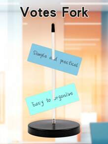 1pc Spindle For Notes Receipt Holder Stainless Steel Receipt Spike For Office And Restaurant - Black - View 10