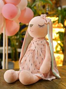 可爱的粉红兔子毛绒玩具 - 柔软的 PP，非常适合复活节、母亲节和婚礼礼物