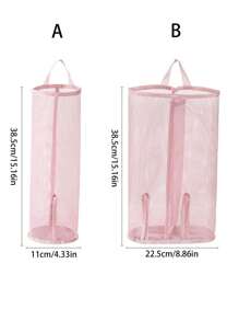 1pc Hanging Underwear Storage Bag , Single/Double Barrel Sock Underwear Storage Bag , Sock Storage Bag , Student Wardrobe Hanging Organiser Mesh Pocket