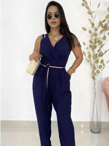 Women's Long Jumpsuit In Premium Tailoring