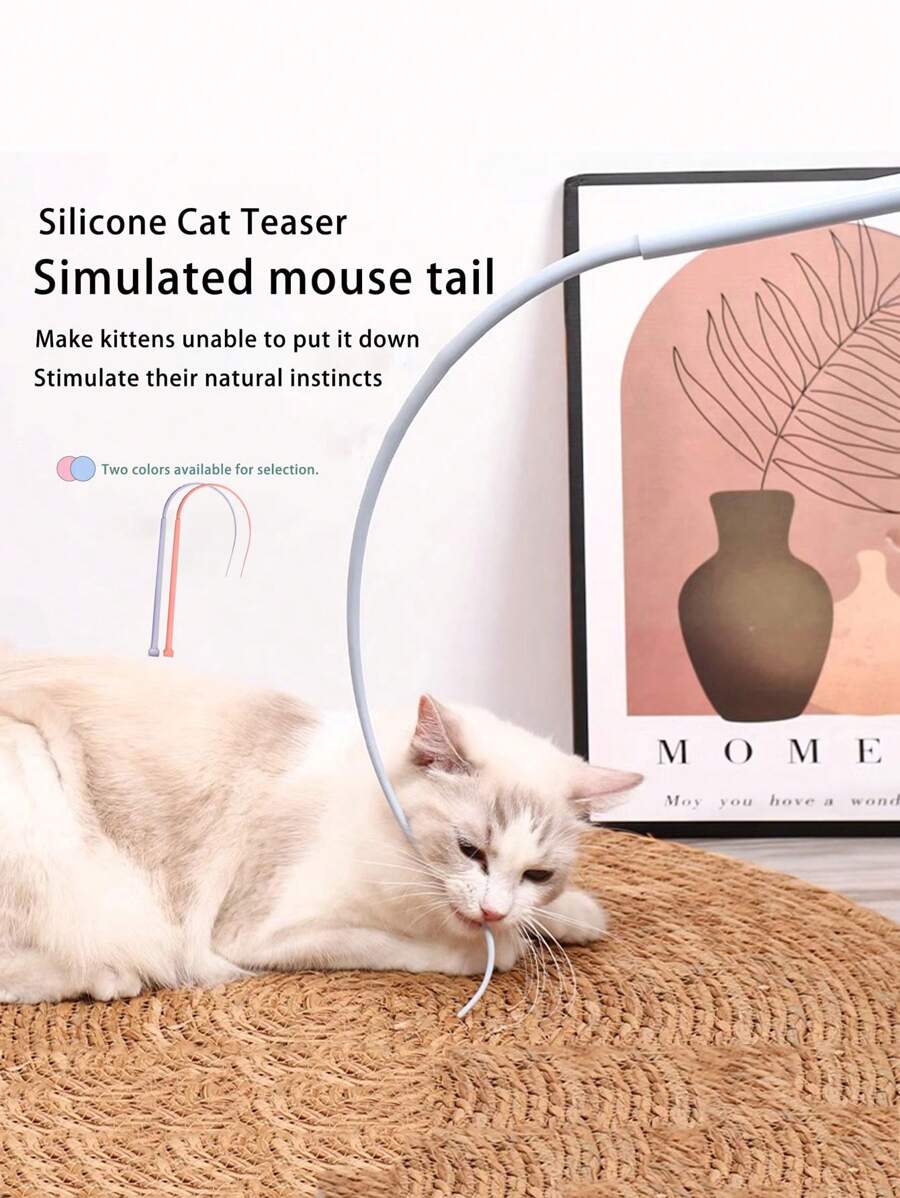 The Cat Lover And Cat Mom Love Teaser With A Rat - Tail Design Mimics The Tail Of A Mouse And Is Specially Designed For Cat/Dog Lover Gift And Dog/Cat Mom Love Pet Cat Lover And Cat Mom Loves To Simulate Cat Lover And Cat Mom Love A Mouse's Tail.