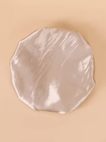 Breathable Silky Bonnet For Women Hair Care, Reusable Silky Hair Wrap For Sleeping With Elastic Stay On Head, Solid Color Shower Cap Sleep Cap - Bathroom Accessories