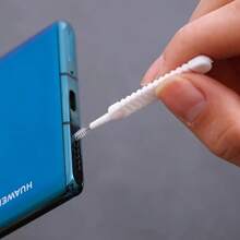 Zestaw 75 sztuk Zestaw do czyszczenia portu ładowania telefonu komórkowego i zaślepki przeciwpyłowe portu ładowania typu C kompatybilne z iPhone'em, iPadem, iOS, USB C, głośnikiem typu C z siatką przeciwpyłową Zestaw do czyszczenia