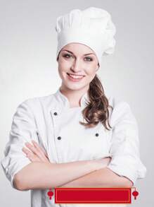 Individuell bedruckter kreativer Kochmütze mit Logo/Namen, weiße Bäckermütze für Cake Shops, Hotelpersonal, plissierter pilzförmiger Kochmütze