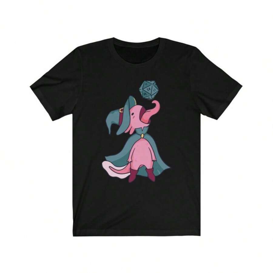 Dice Axolotl Wizard T-Shirt  Rpg Shirt  Game Master Shirt  Tabletop Gaming  RPG Shirt  Dice Shirt  2