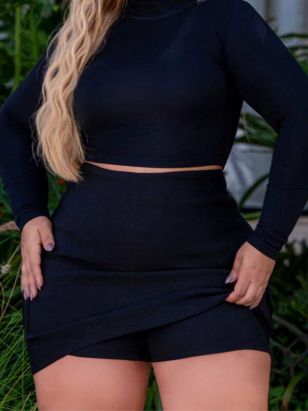 SHORT SAIA CARGO PLUS SIZE FEMININA