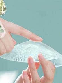 1 zestaw grubych przezroczystych wkładek samoprzylepnych do biustonosza, niewidoczne silikonowe wkładki do biustonosza bez ramiączek do sukienek z głębokim dekoltem, do użytku latem