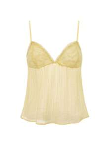 Women Y2k Crop Cami Tops Sexy Pleated Camisole Mini Bow Spaghetti Strap V-Neck Lace Tank Tops Summer Going Out Tops Backless Shirt Aesthetic Clothes Outfit For Beach Club Bar Party Streetwear - 黃色 - 查看 8