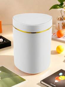 迷你桌面垃圾桶，脚踏式垃圾桶，适用于客厅、卧室、汽车、餐厅 - 彩色 - 查看 7