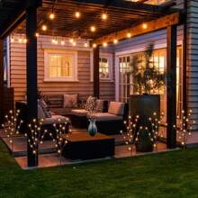 20 lumières de branche LED - Éclairage décoratif d'intérieur convenant pour les mariages, les anniversaires et Noël - Guirlandes lumineuses avec un design de branche sans piles