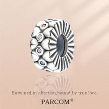 PARCOM Décoration en perles avec placage argent,série de pendentifs papillon DIY, convient comme accessoires pour bracelets et colliers, cadeau de bijoux parfait pour l'anniversaire d'amis, les fêtes