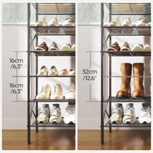 10 Tier Shoe Rack, Shoe Storage Organizer, Large Capacity Shoe Shelf Holds 40 Pairs Of Shoes, Durable And Stable, For Entryway, Hallway, Closet, Dorm Room, Rustic Brown SS10BR