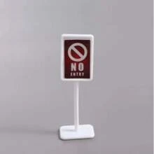 15 Pcs/Set Road Block Mini Traffic Signs Model Toy For New Year/Halloween/ Christmas/ Thanksgiving Day Gift, Birthday Gift,Miniature, Traffic Signs, Traf, Puzzle Simulation Scene - Multicolor - View 12