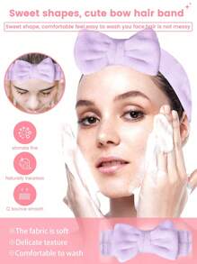 45件套化妆刷套装，包含：20支化妆刷、1个化妆包、5个美妆蛋、5个粉扑、5个迷你美妆蛋、5个迷你指套、1个发带、2个腕带、1个清洁工具。 - 紫色 - 查看 4