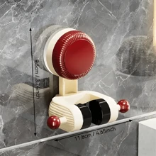 1 pieza Soporte ajustable para cabezal de ducha con ventosa, estantería de ducha sin perforación para el baño, soporte de ducha montado en la pared, base fija universal para cabezal de ducha, accesorios de baño, nuevos productos de otoño, regalo del Día de San Valentín