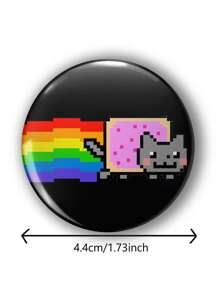 Interesting Pattern Badge Brooch For Men, Fun Gift, Funny Badge Brooch To Give To Friends, Family, Classmates, Bag Decoration