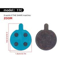 Bicycle Disc Brake Pads Compatible With Shimano M355 Disc Brakes, Universal For Mountain Bike