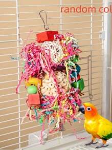 Parrot Chewing Toy For Boredom Relief, Daily Casual Pet Supplies - Multicolor - View 1