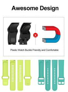 2pcs/Set Stylish Band+Case Compatible With Redmi Watch 5 Active Sport SmartWatch WristBand Compatible With Redmi Watch 5 Lite Bracelet - For Watch 5 Active - View 4