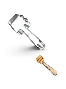 1pc Stainless Steel Bee Series Cookie Cutter, Honeycomb, Honey Pot, Bee Shaped Cake Mold DIY