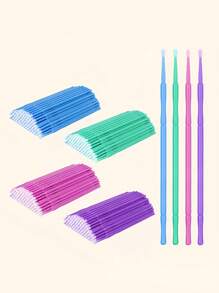 Microaplicadores Descartáveis para Extensões de Cílios - Escovas Aplicadoras Micro Sem Fiapos para Lábios, Varetas de Rímel para Cílios, Dentes, Unhas, Delineador e Cuidados Pessoais (50/100/200/300/500/600/800 peças)