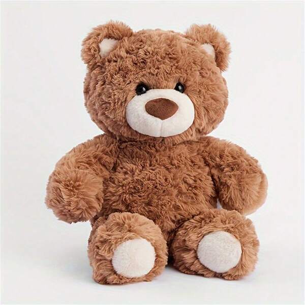 Miniso The Gifford Bear Series Sitting Plush Doll Anime Cartoon Stuffed Toy Throw Pillow Sofa Ornament Birthday Festival Gifts 26cm/10.23inch