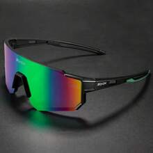 SCVCN SCVCN New Cycling Glasses, Y2K Fashion Glasses, Mountain Bike Road Bike Outdoor Sports Cycling Fishing Running Golf Beach Baseball Single Lens Eyewear, Black Frame