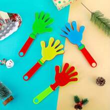 4 件/套大、中、小厚拍板 - 适用于体育赛事、节日、复活节、万圣节和圣诞节 - 塑料拍板，适合啦啦队 - 混色 - 查看 4