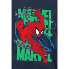 Marvel Spider-Man Unisex Adult Wall Crawling Sweatshirt (Navy)