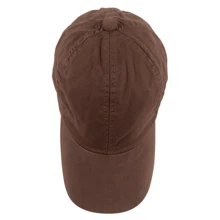 Plain Cap Embroider Customize No Print No Details Colorful Uniform Curved Brim - 深棕色 - 查看 3