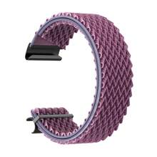Band kompatibel mit 4.0 - geruchsresistent, atmungsaktive Nylonbänder kompatibel mit den Bändern - einfach zu bedienen und perfekt für jeden Anlass - Violett - Übersicht 5