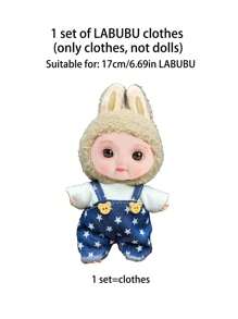 1 套时尚可爱的娃娃衣服（不包括娃娃），适合 17 厘米/6.69 英寸娃娃穿着，可互换服装；适合生日礼物、节日礼物、情人节礼物、最好的朋友礼物、圣诞节礼物、新年礼物、派对礼物，适合所有人 - 彩色 - 查看 11
