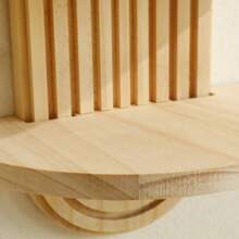1pc Simia Wall Mounted Bookshelf/Wall Storage Rack/Boho Style Display Rack/Pine Hanging Rack Room Decors Garden Decor Wedding Decor Home Decors