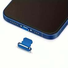 5/1pc IOS Metal Dustplugs Compatible With Iphone 12 13 14 Pro Max XR XS X 6 7 8 Plus Charging Port Dust Plug Protector Anti-Dirt Stopper - Multicolor - View 10