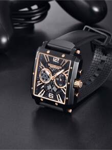 PAGANI DESIGN Original New Watch Japan VK64 Chronograph Stainless Steel Luxury Men's Watches Rose Gold Quartz Waterproof Wristwatch PD-1725 - one-size - View 11